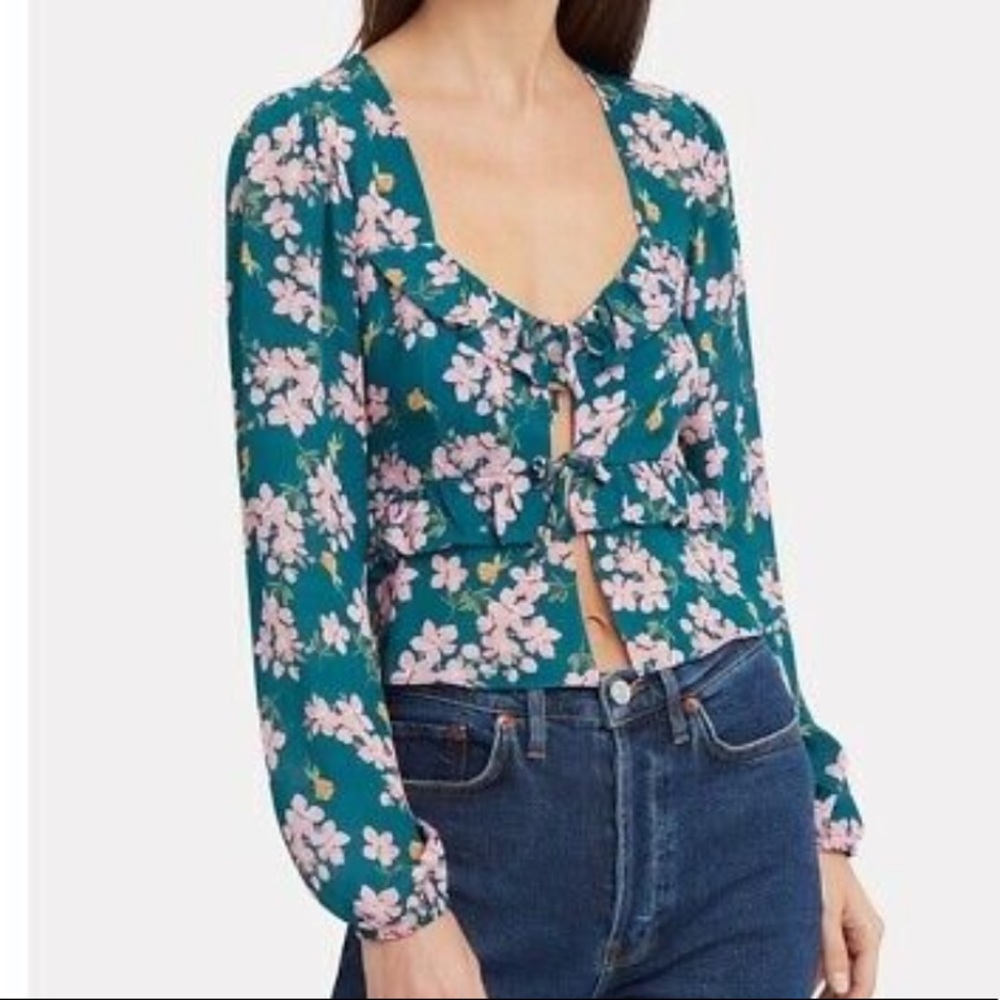 Intermix Floral Blouse, size 6